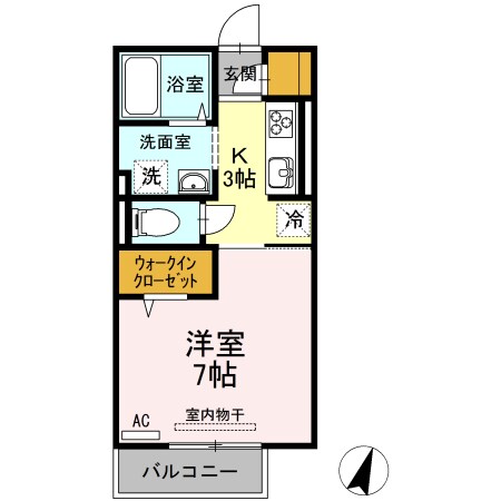 倉敷駅 徒歩43分 2階の物件間取画像