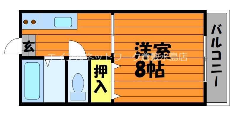 東総社駅 徒歩18分 1階の物件間取画像