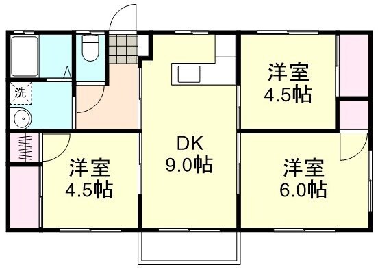 茶屋町駅 徒歩6分 2階の物件間取画像