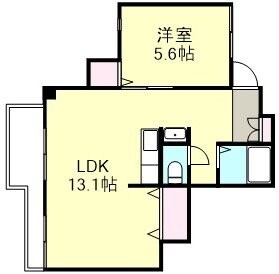 球場前駅 徒歩12分 1階の物件間取画像
