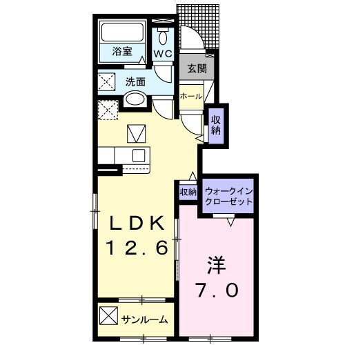 新倉敷駅 徒歩46分 1階の物件間取画像