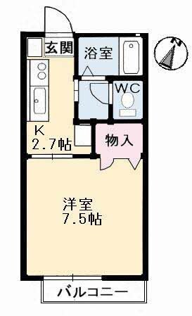 サンライズ２１の物件間取画像