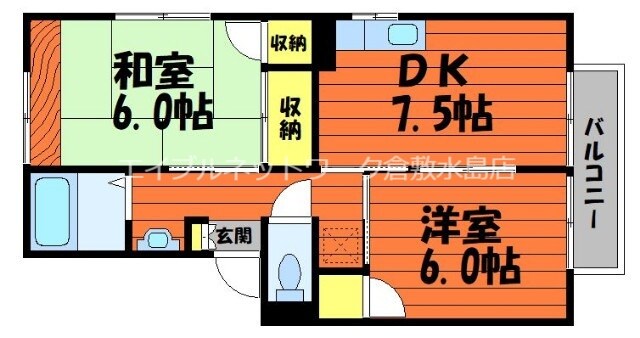 庭瀬駅 徒歩43分 2階の物件間取画像