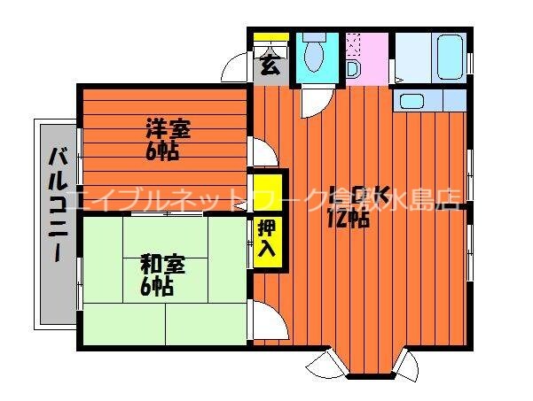 東総社駅 徒歩13分 2階の物件間取画像