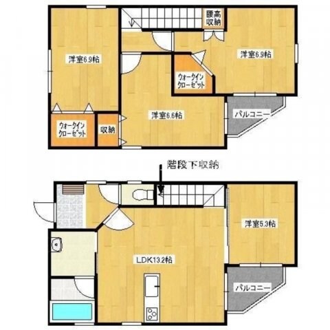 北斗シティ（戸建）の物件間取画像