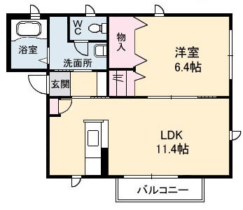 福井駅 徒歩11分 1階の物件間取画像