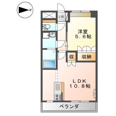 新倉敷駅 バス20分  クラレ正門下車：停歩8分 2階の物件間取画像