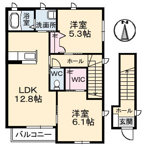 プラージュの物件間取画像