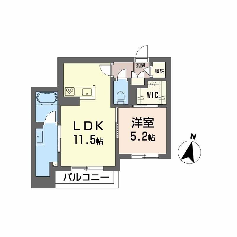 西富井駅 徒歩8分 2階の物件間取画像