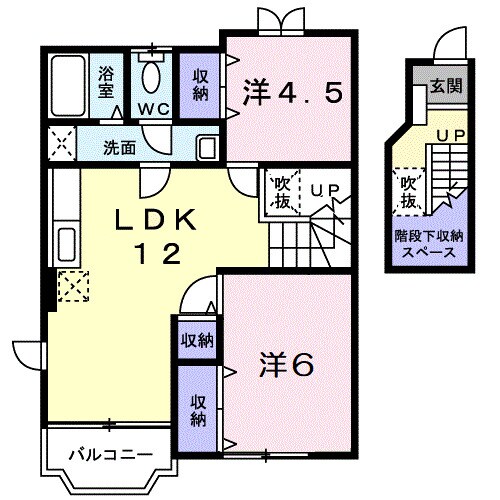 早島駅 徒歩20分 2階の物件間取画像