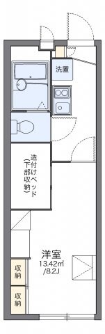 レオパレス六条院の物件間取画像