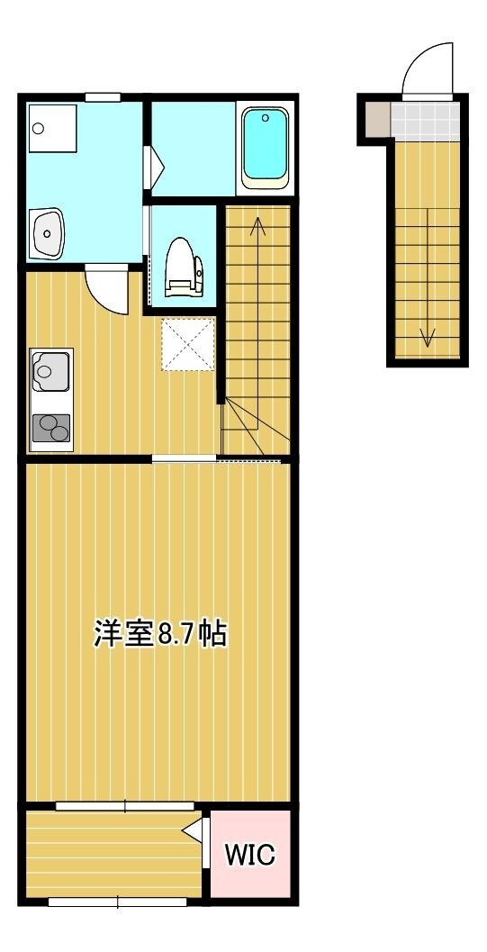 東総社駅 徒歩6分 2階の物件間取画像