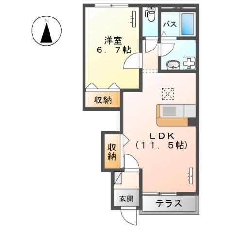 スイレンカの物件間取画像