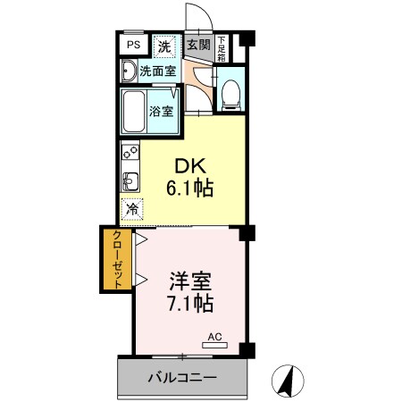 サンヴィレッジ笹沖の物件間取画像