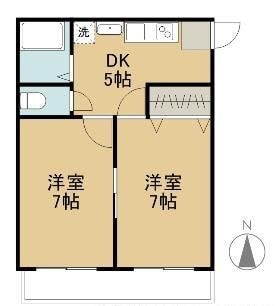 中庄駅 徒歩18分 3階の物件間取画像