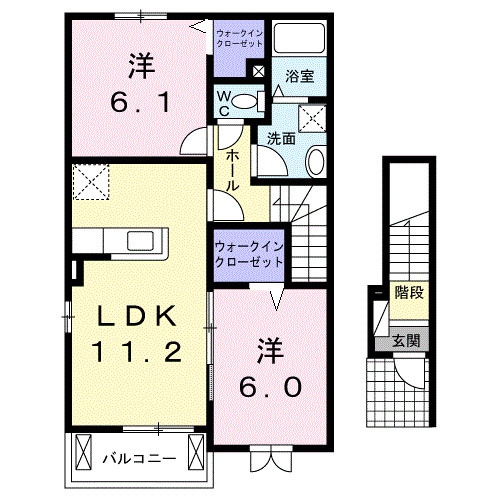 カンタービレの物件間取画像