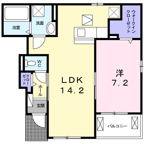 スペランツァの物件間取画像