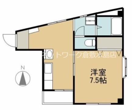 中庄駅 徒歩7分 3階の物件間取画像