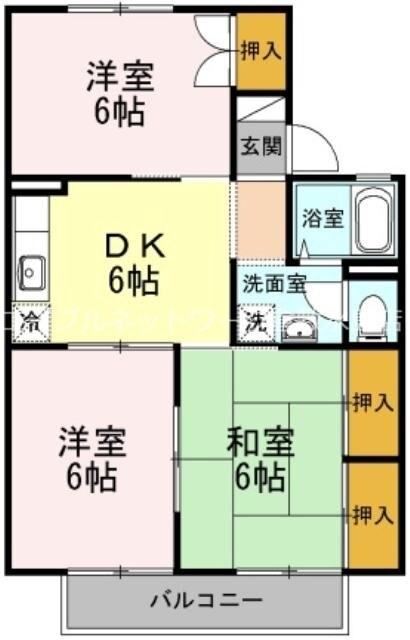 新倉敷駅 徒歩3分 2階の物件間取画像