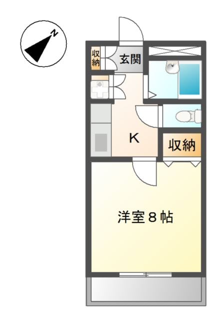 倉敷駅 バス12分  大高下車：停歩5分 2階の物件間取画像