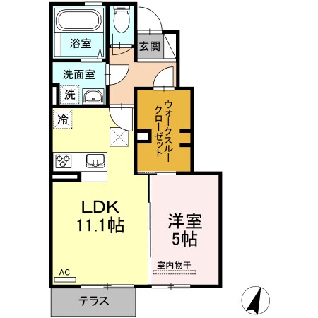 倉敷駅 バス9分  総合市場前下車：停歩4分 1階の物件間取画像