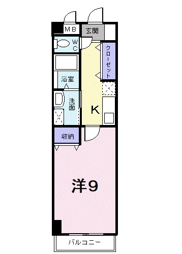 新倉敷駅 徒歩5分 4階の物件間取画像