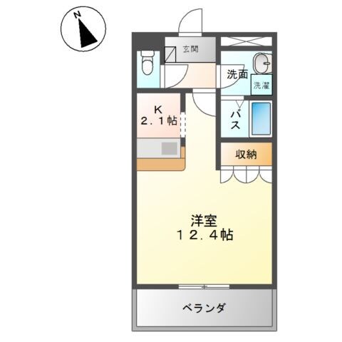 倉敷駅 バス20分  中島下車：停歩3分 2階の物件間取画像