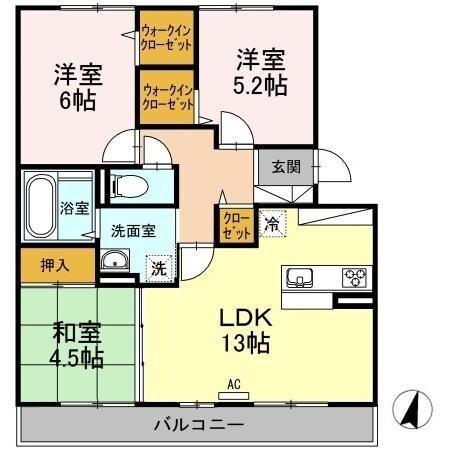 ファミーユヴィラSの物件間取画像