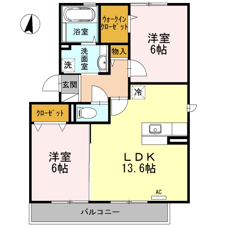 浦田駅 徒歩6分 2階の物件間取画像