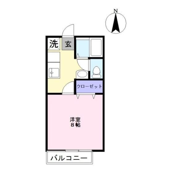 中庄駅 徒歩13分 1階の物件間取画像