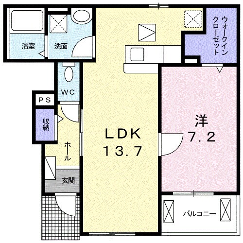 福井駅 徒歩12分 1階の物件間取画像