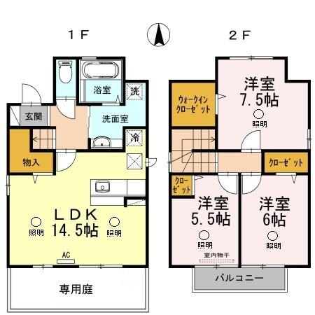 パティオ・カーサ　Ｂ棟の物件間取画像