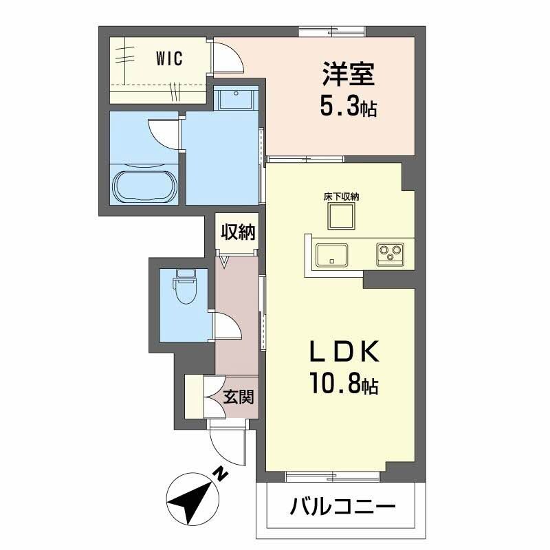 東総社駅 徒歩15分 1階の物件間取画像