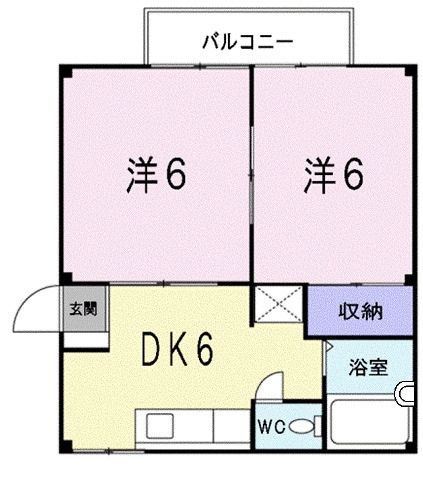 サンライズビレッジの物件間取画像