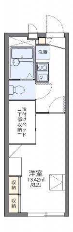 レオパレスディアコート中島Ⅱの物件間取画像