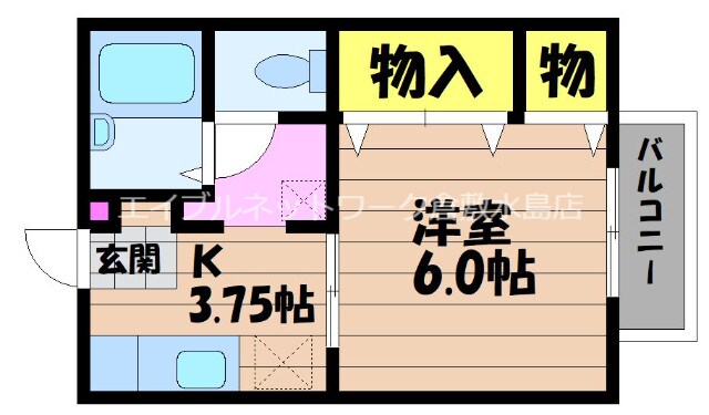 プチプラージュの物件間取画像