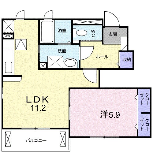 総社駅 徒歩12分 1階の物件間取画像