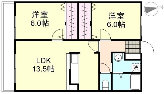 プレミアムコート1号館の物件間取画像