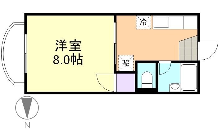 倉敷駅 徒歩12分 2階の物件間取画像