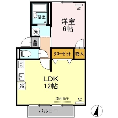 プレジール林の物件間取画像