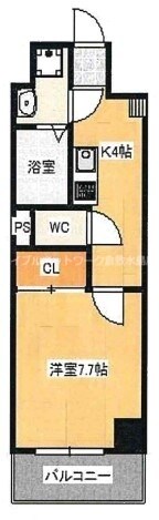 倉敷駅 徒歩12分 8階の物件間取画像