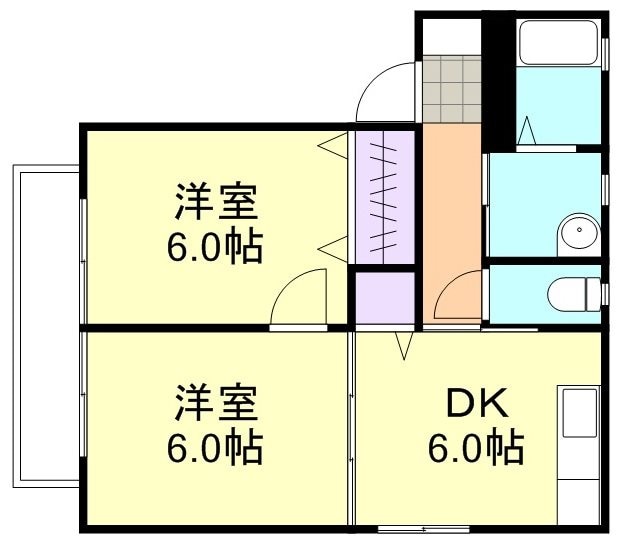 アンダルシア　A棟の物件間取画像