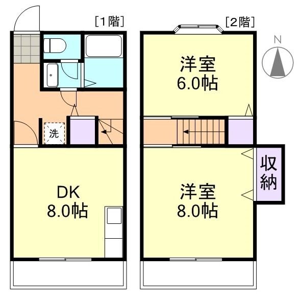 サンクリエイト　A棟の物件間取画像