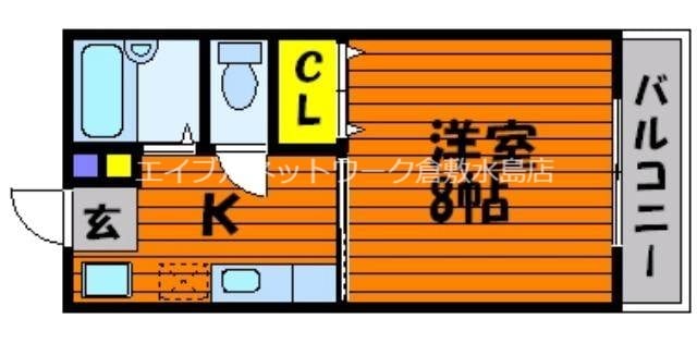 エスポワール都Ⅱ　Ｅ棟の物件間取画像