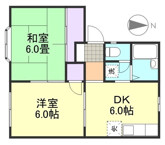 球場前駅 徒歩16分 1階の物件間取画像