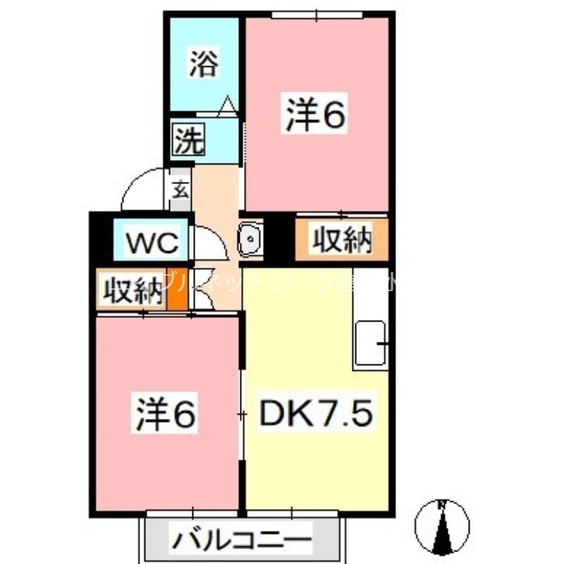 倉敷駅 徒歩31分 2階の物件間取画像