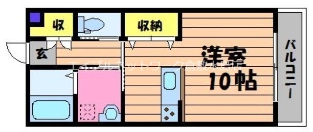 倉敷駅 徒歩20分 1階の物件間取画像