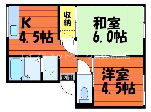 プレジール三島の物件間取画像