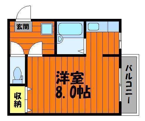 中庄駅 徒歩18分 1階の物件間取画像