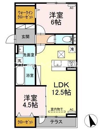 エクセルの物件間取画像